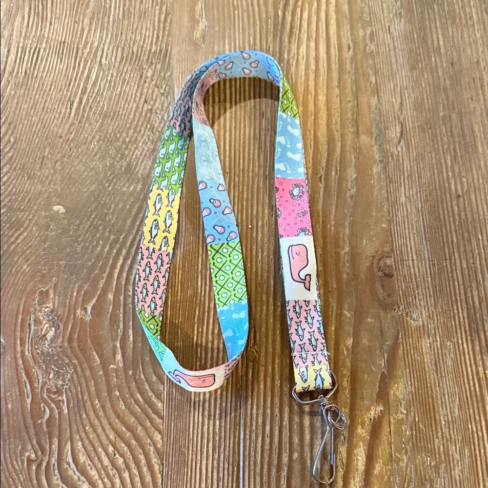 Vineyard Vines Colorful Patterned patchwork Lanyard